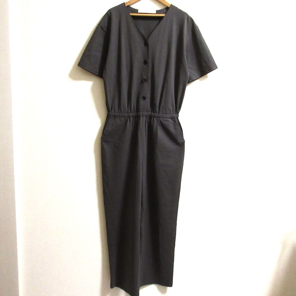 美品 25SS FRAMeWORK フレームワーク トリコットオールインワン サイズ  