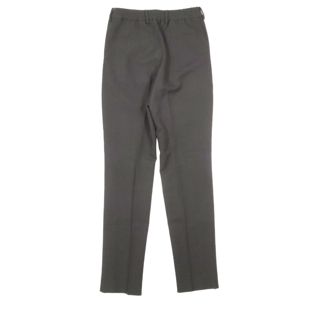 FENDI フェンディ スラックス パンツ イージーパンツ ボトムス ウエストゴム センタープレス 46 茶系 メンズ 古着