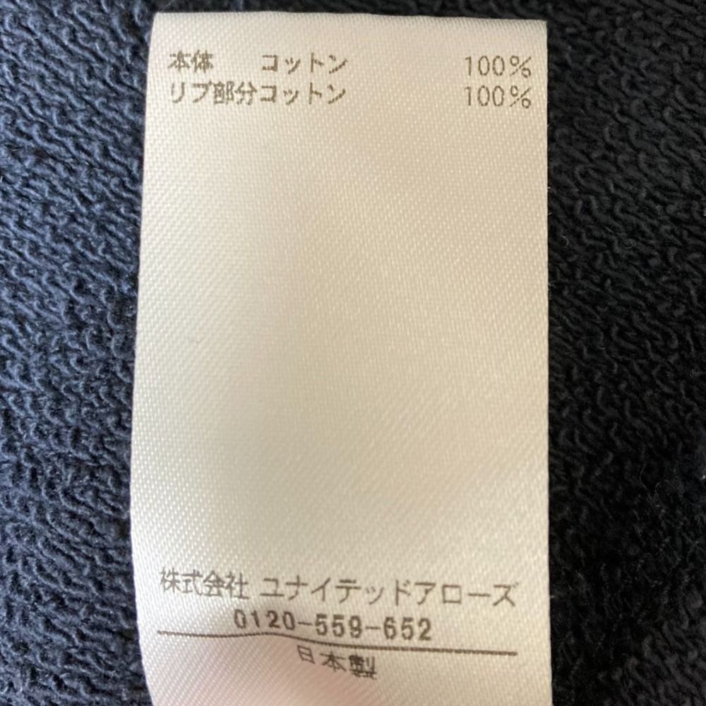  25 SS BLAMINK ブラミンク コットンジップパーカー オーバーサイズ 7912-222-0058 サイズ1 ネイビー レディース 古着 パーカー トップス