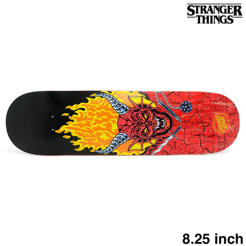 SANTA CRUZ DECK サンタクルーズ デッキ SANTA CRUZ x STRANGER THINGS HELLFIRE CLUB 8.25 スケートボード スケボー