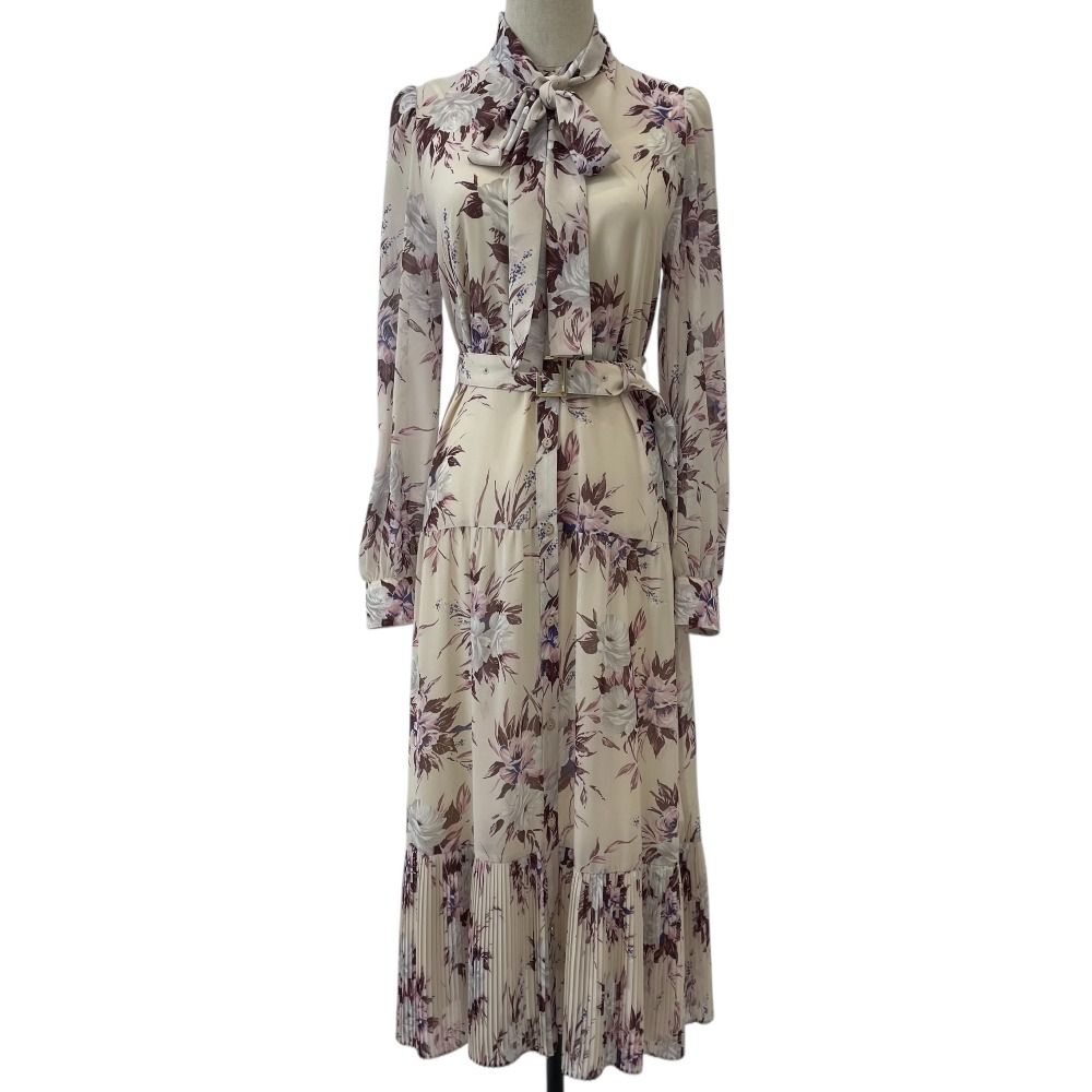 23AW GRACE CONTINENTAL グレースコンチネンタル レトロブーケ ワンピース 36 キナリ レディース 古着