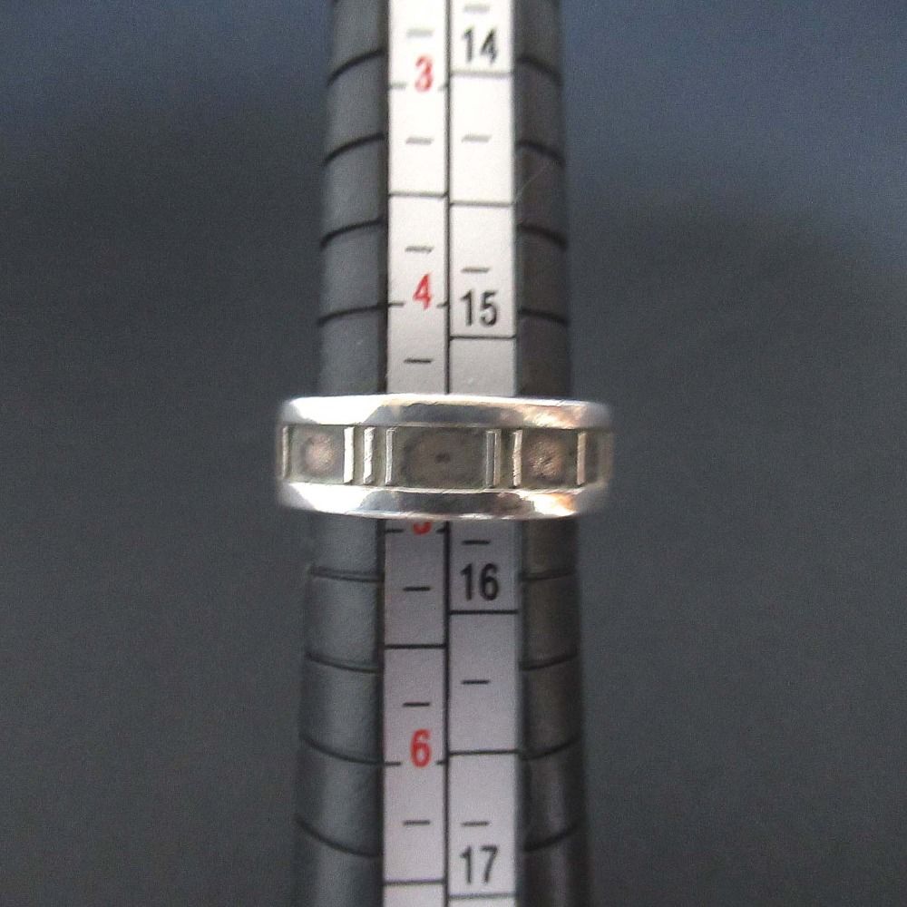 美品 Tiffany&Co ティファニー アトラス リング 指輪 925SV 9号