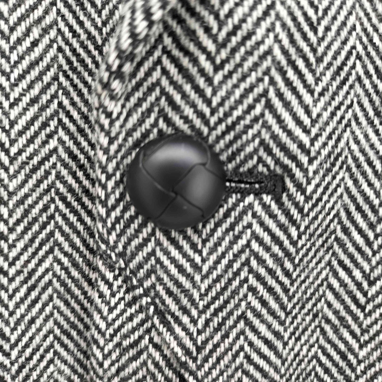 ザスコッチハウス The Scotch House 切替 ヘリンボーンツイル バスケットボタン 3B テーラードジャケット メンズ JPN：M 