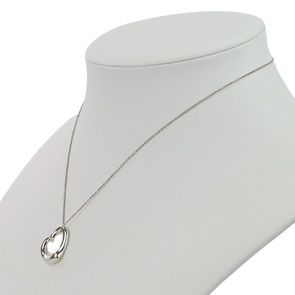 美品 TIFFANY & CO. ティファニー ラージオープンハート ネックレス