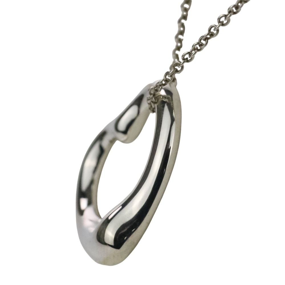 美品 TIFFANY & CO. ティファニー ラージオープンハート ネックレス