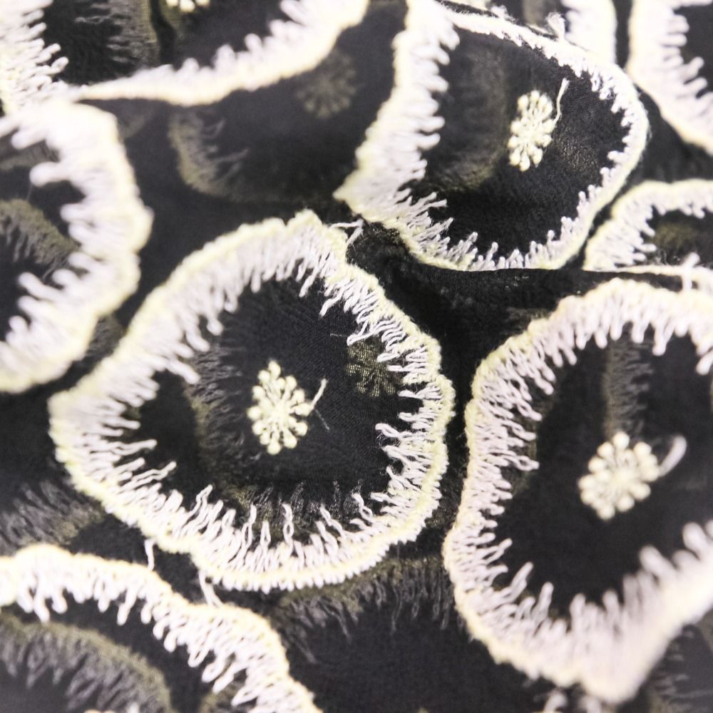 【未使用】ミナペルホネン ワンピース ドレス jelly flower 花 刺繍 新品同様 mina perhonen ミナペルホネン jelly flower フラワー刺繍