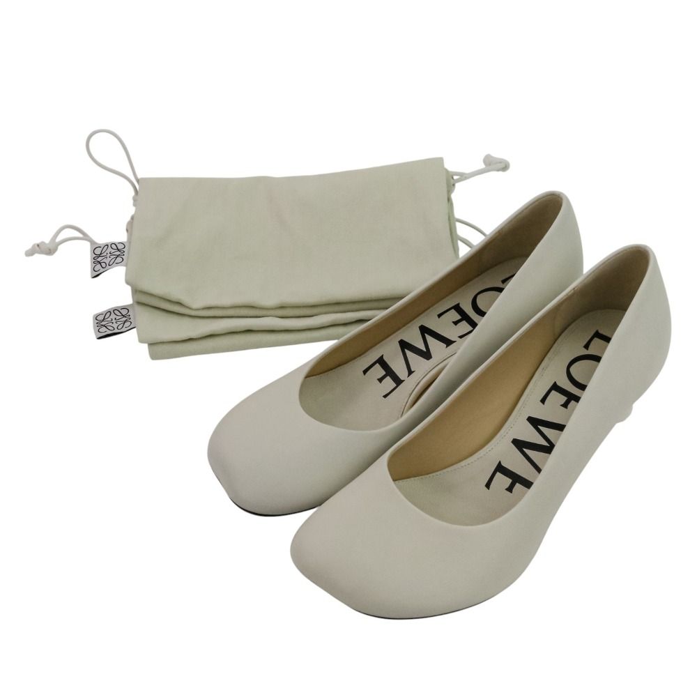 レザー パンプス