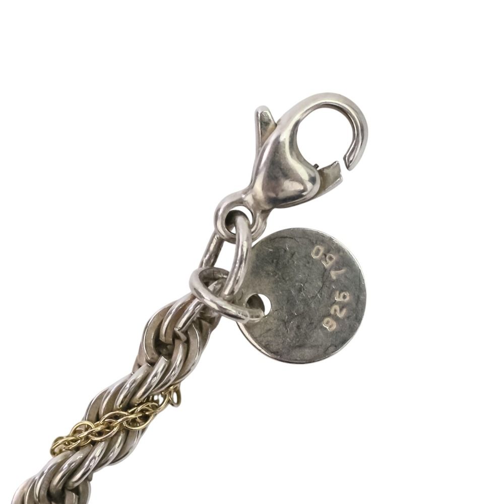 美品 TIFFANY&Co. ティファニー 925×750 コンビ ツイストロープ