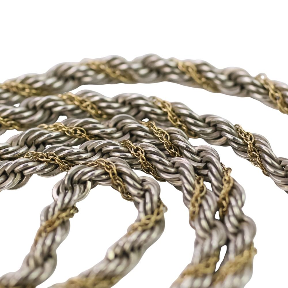 美品 TIFFANY&Co. ティファニー 925×750 コンビ ツイストロープ