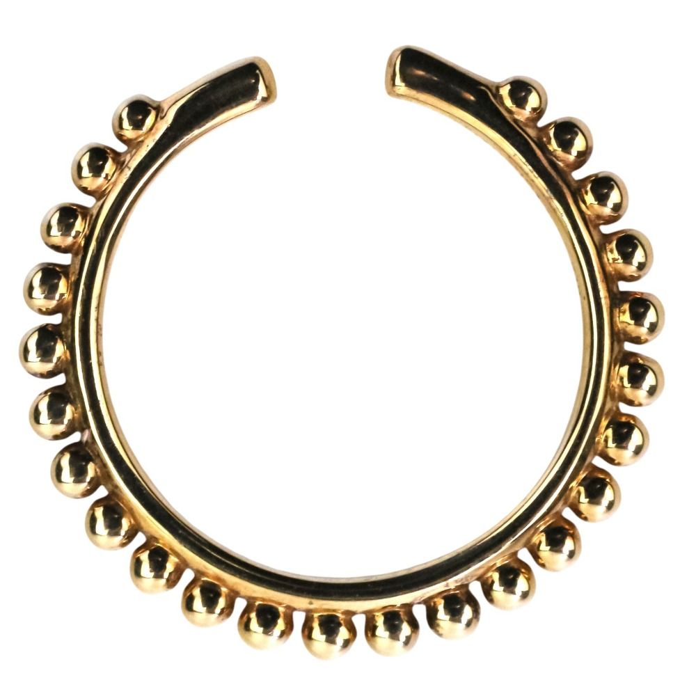 Hirotaka×TOMORROWLAND ヒロタカ トゥモローランド別注 Caviar イヤーカフ イヤリング K10 ゴールド メンズ レディース 古着