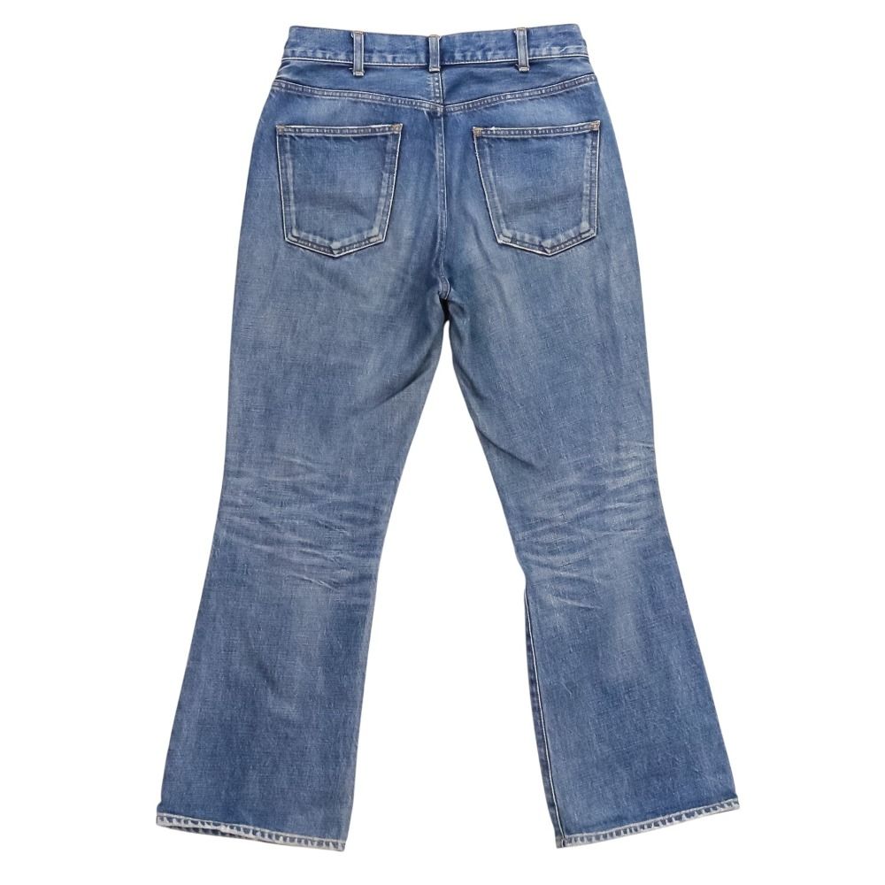 CELINE セリーヌ ディラン トリオンフバックル フ デニムパンツ ジーンズ W_FL_018 サイズ29 インディゴブルー レディース 古着