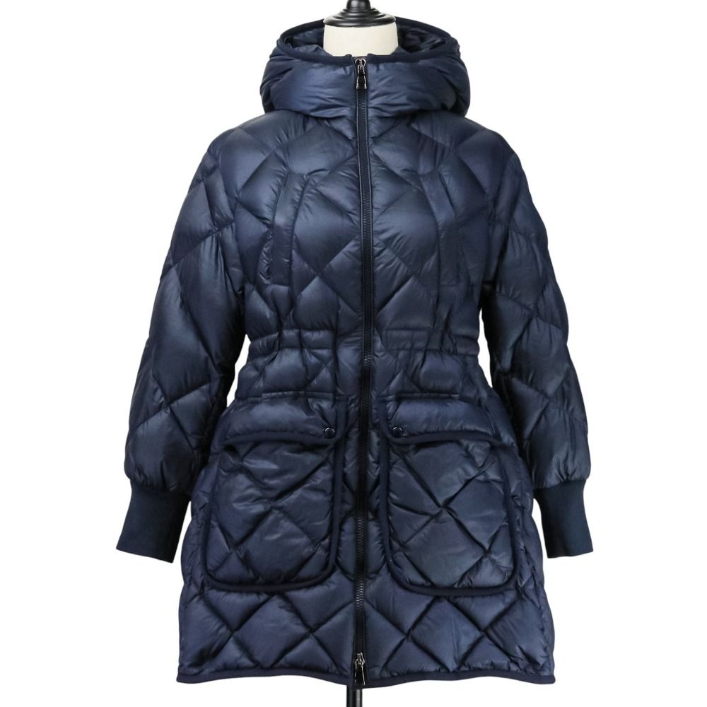 22 AW MONCLER モンクレール ANIS フーディー ダウンコート サイズ12 152 cm ネイビー キッズ 古着