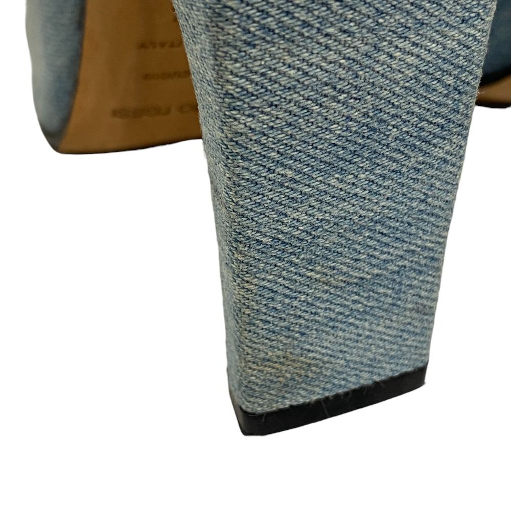 良品 Sergio Rossi セルジオロッシ SR1 スタッズ プレート デニム