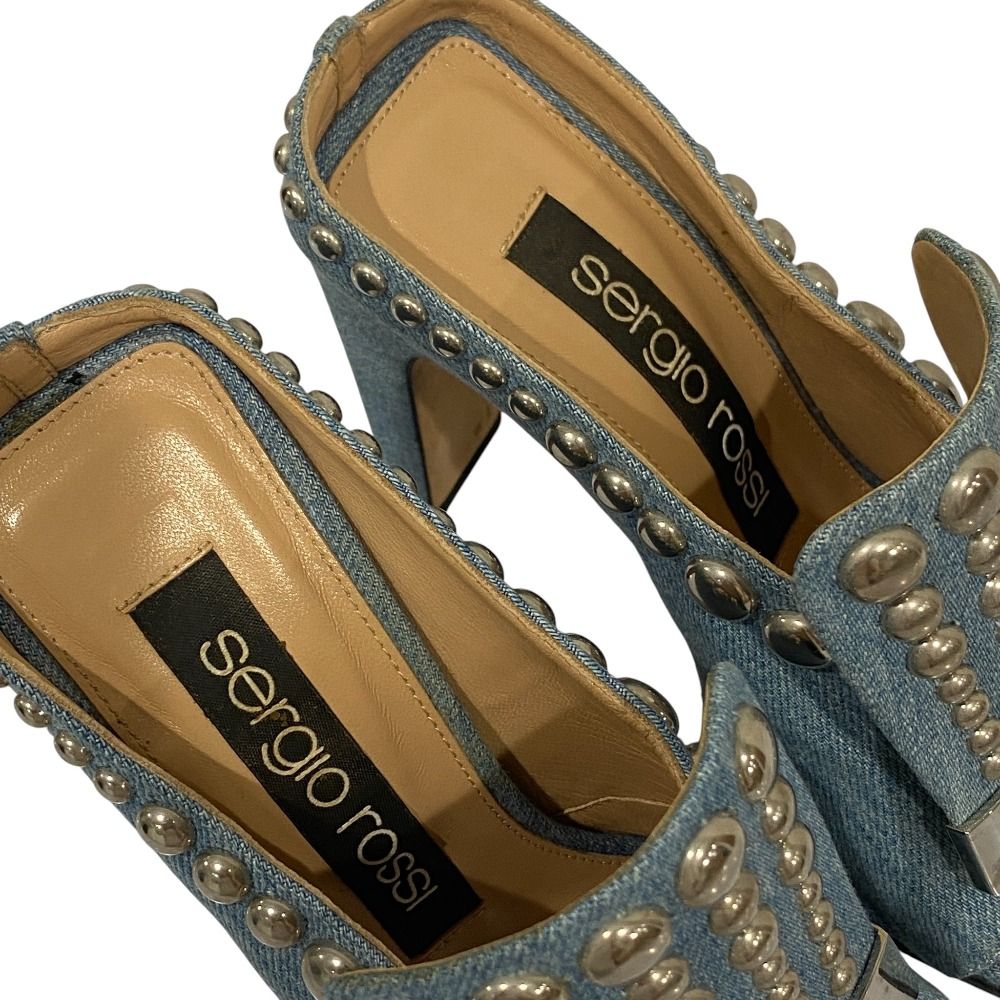 sergio rossi デニム ミュール Sergio Rossi デニム ミュール sergio