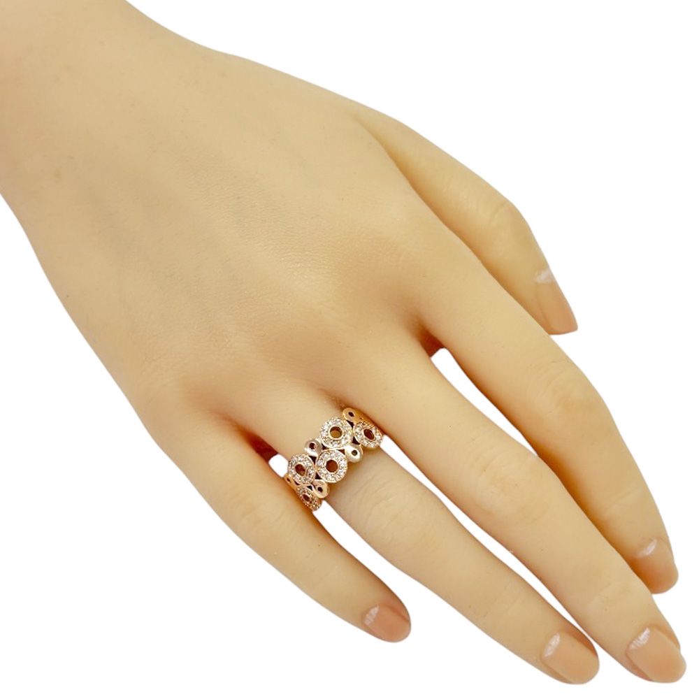 リング 指輪 13.5号 18金 K 18ピンクゴールド ダイヤモンド レディース