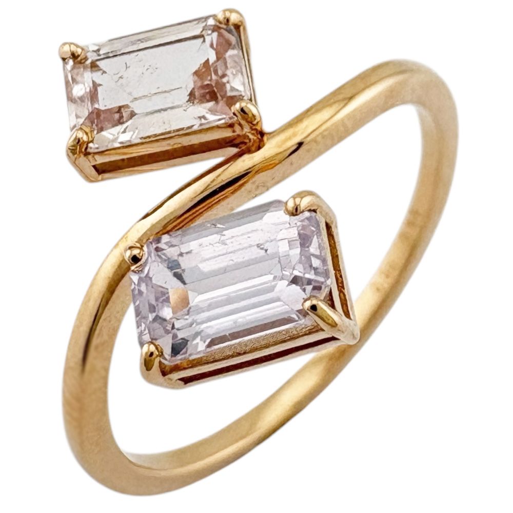 リング 指輪 12号 18金 K18ピンクゴールド サファイア レディース