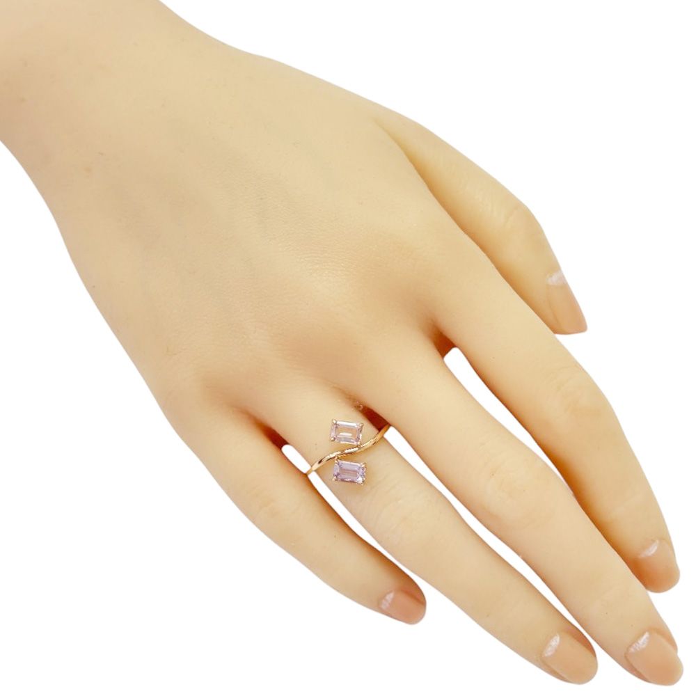 リング 指輪 12号 18金 K 18ピンクゴールド サファイア レディース