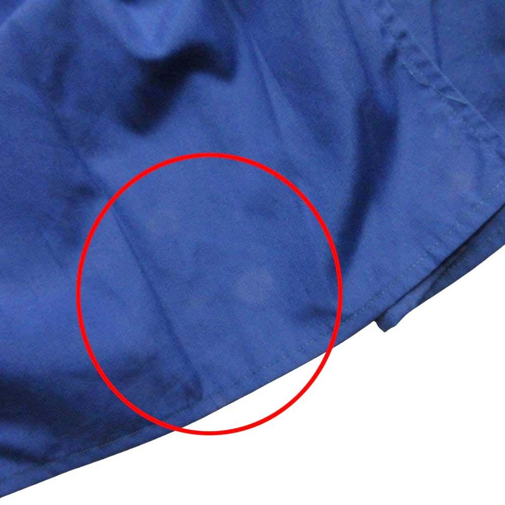  JUN MIKAMI ジュンミカミ ALUMO アルモブロード スクエアネック ロングドレス ワンピース コットンブロード 青 レディース 古着 長袖 七分袖 その他