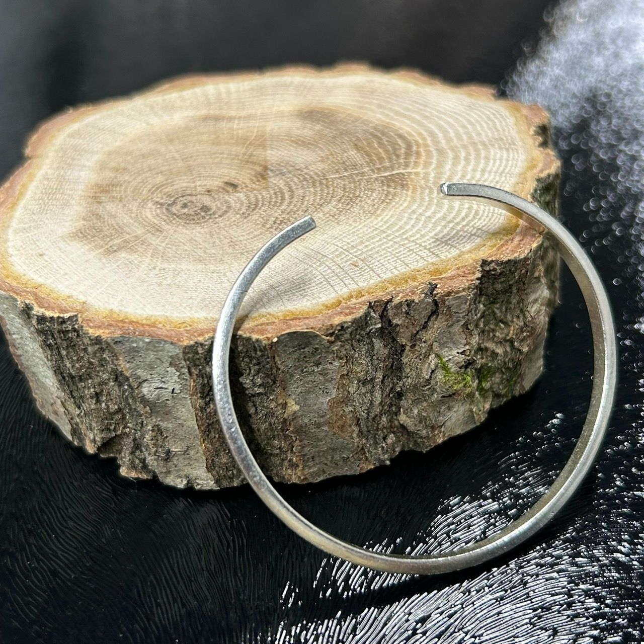 KAREN SILVER カレンシルバー 3mmカフバングル ユニセックス