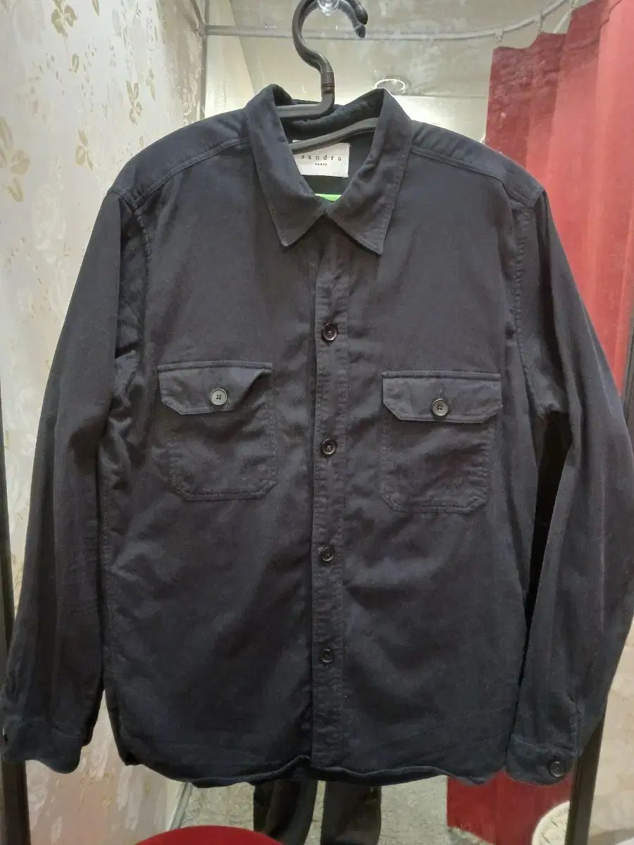 6 27 SANDRO サンドロ オム シャツ Mサイズ