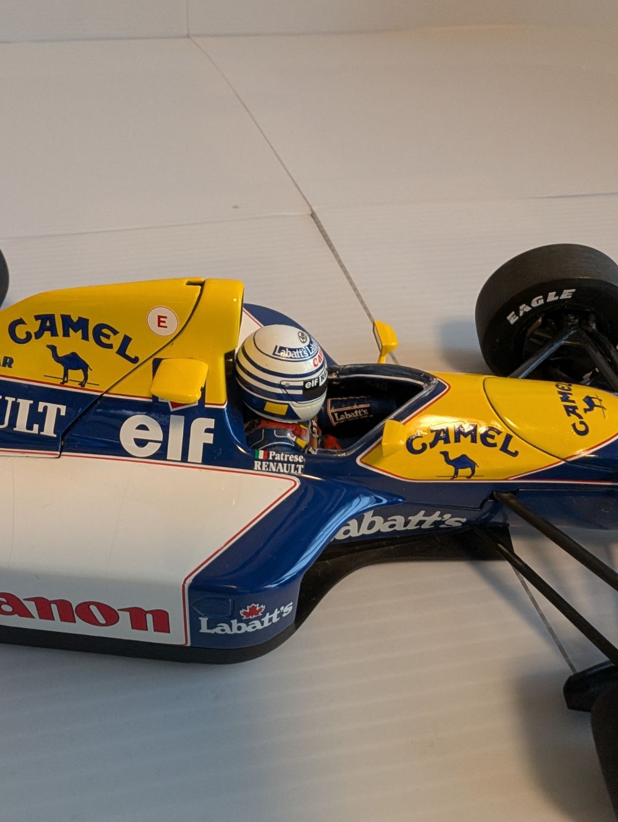 注意あり ミニチャンプス1/18 ウィリアムズFW14 リカルド・パトレーゼ