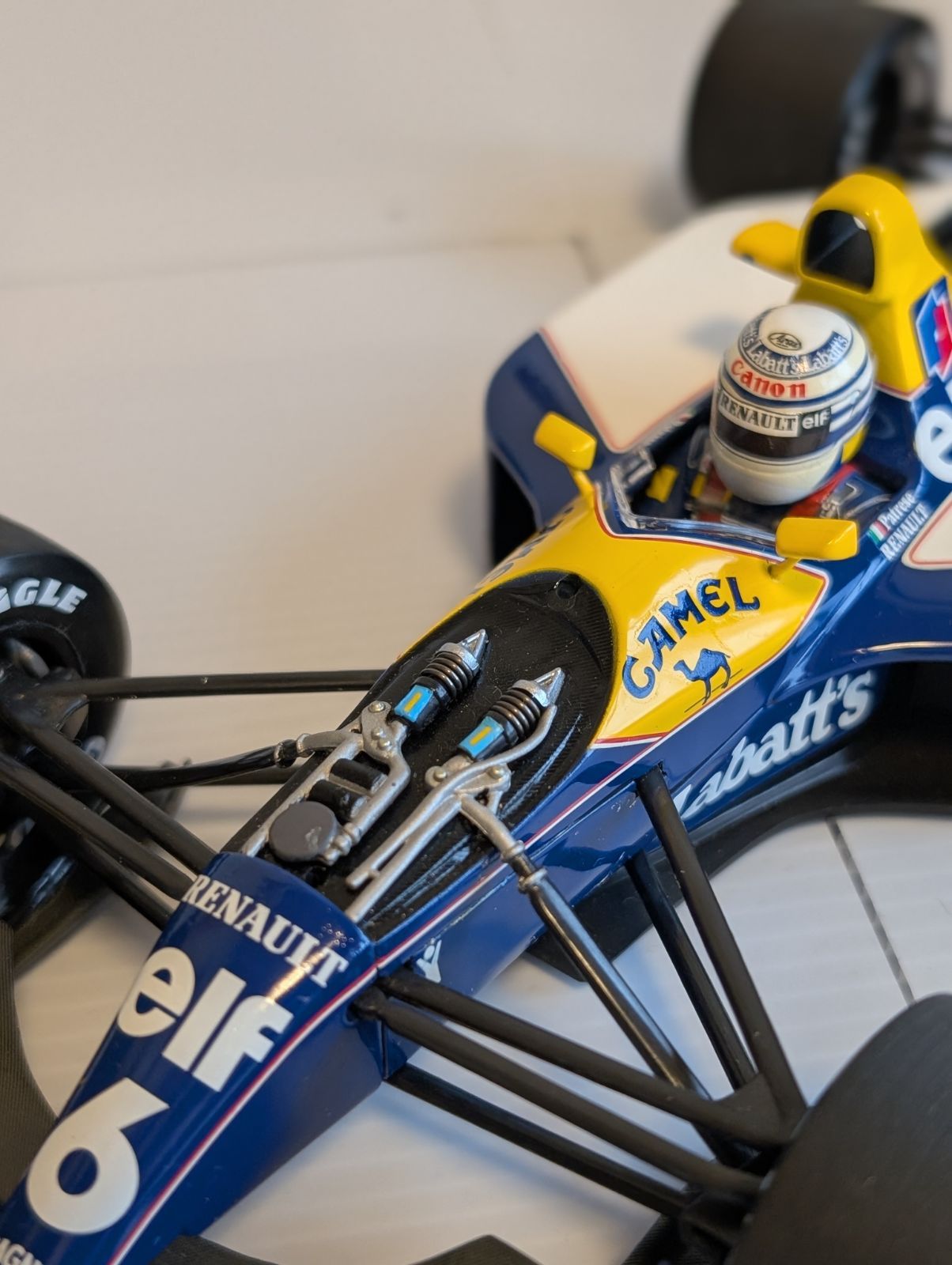 注意あり ミニチャンプス1/18 ウィリアムズFW14 リカルド・パトレーゼ