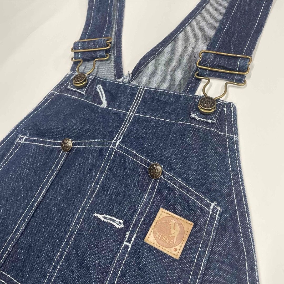 BERNE オーバーオール サロペット 濃紺 デニム W38L34 メンズL - メルカリ