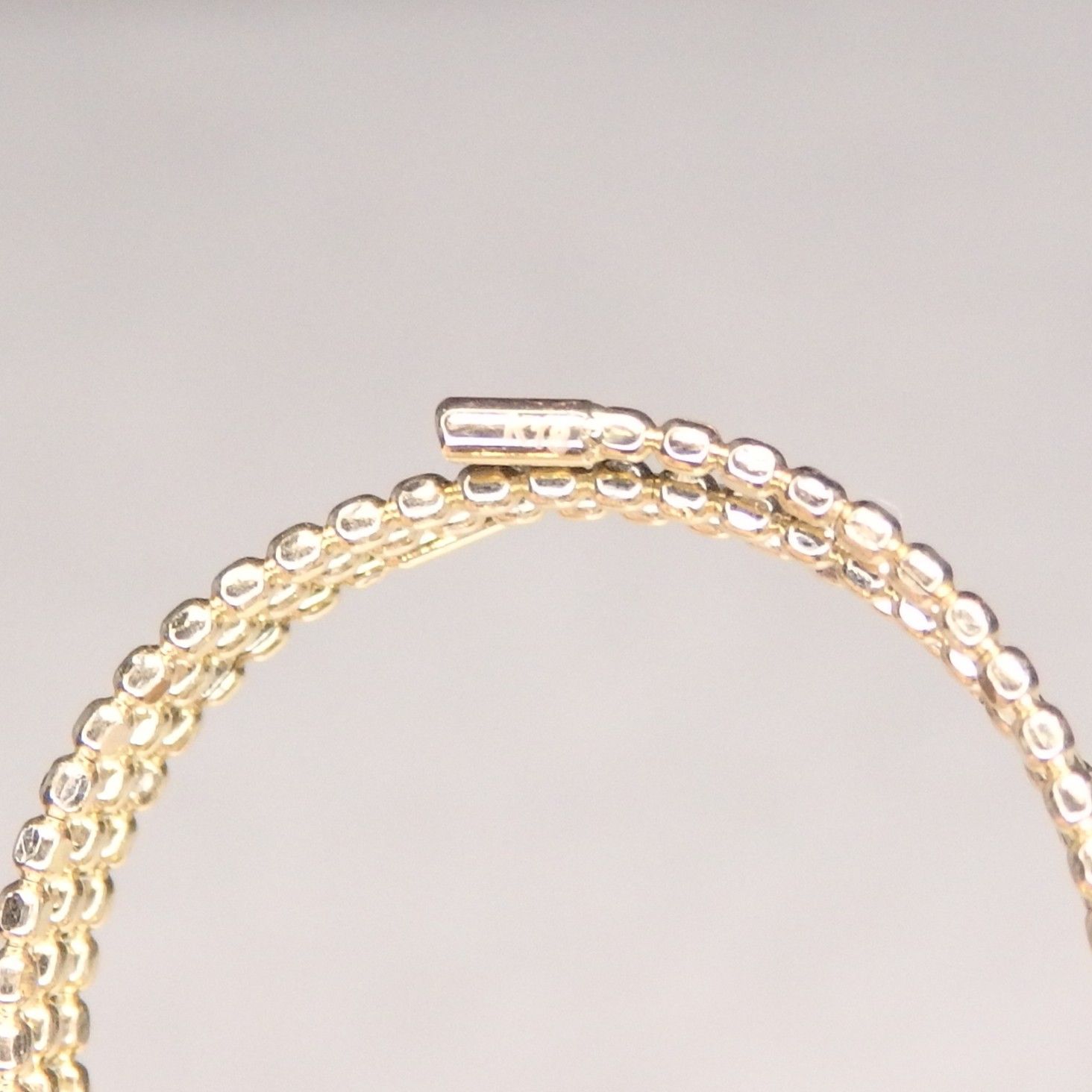 形状記憶リング 3連 Z5958 ゴールドK18 地金 指輪 フリーサイズ - メルカリ