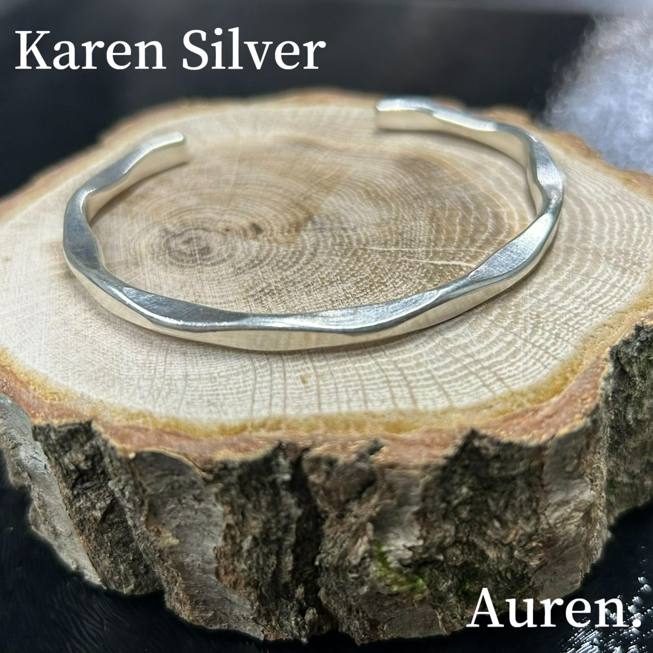 KAREN SILVER カレンシルバー 5 mmカフバングル ユニセックス フリーサイズ a-kr 004