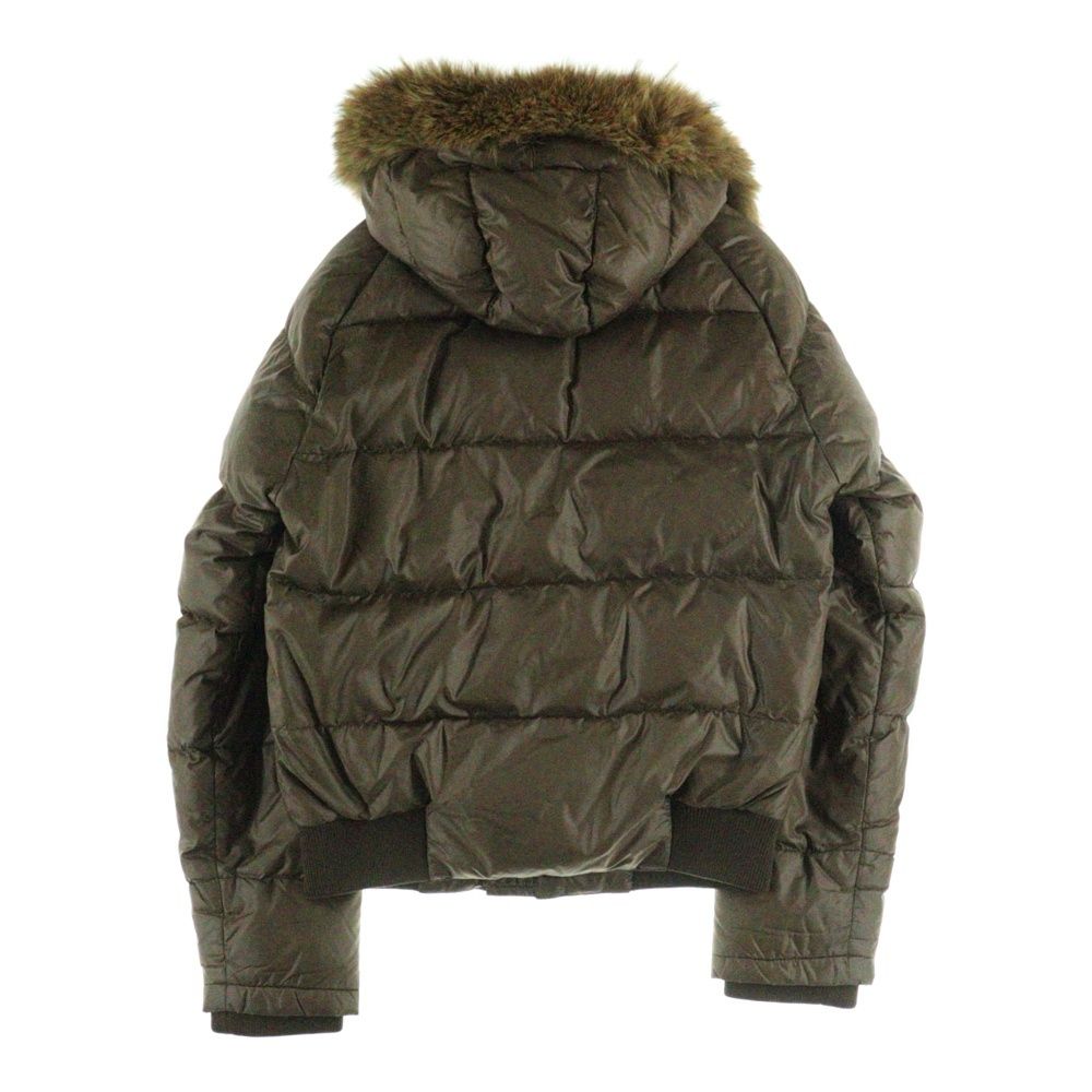 MONCLER モンクレール ファー ダウンジャケット ブラウン Z7HJ896