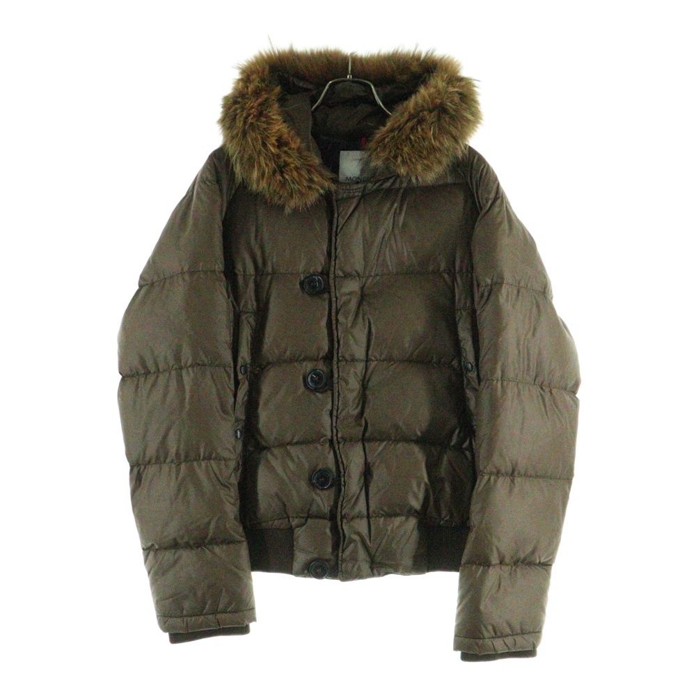 MONCLER モンクレール ファー ダウンジャケット ブラウン Z7HJ896