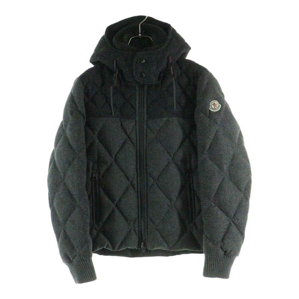 MONCLER モンクレール ラバスティード フーデッドジップアップダウンジャケット グレー 54233
