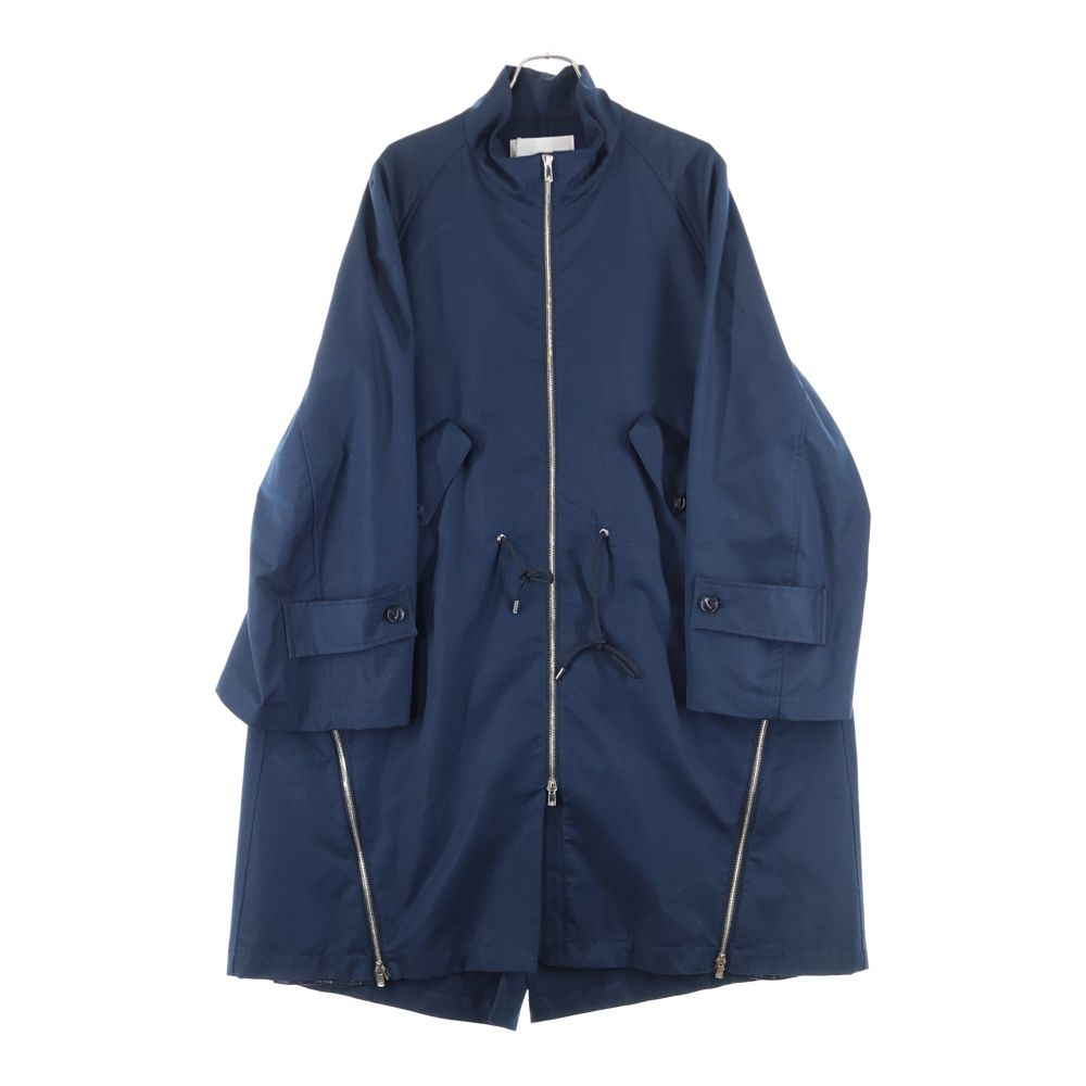 prasthana プラスターナ 23 SS LC 2 FIELD COAT エキスパンション サイドジップ ラグランスリーブ ロング フィールド コート ネイビー P