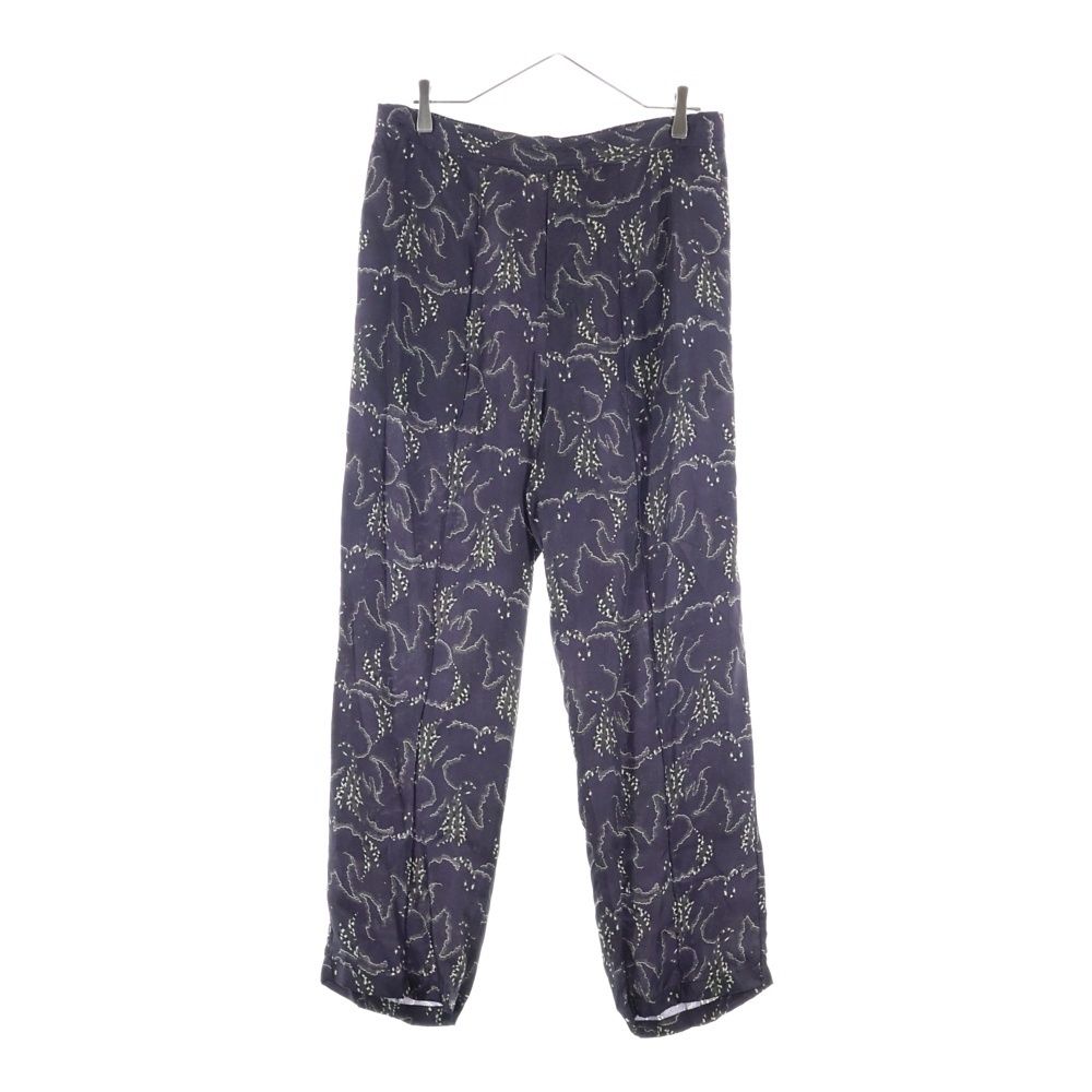 TOGA VIRILIS トーガ ビリリース 21SS INNER PRINT PANTS 総柄 インナープリント ドローストリング パンツ パープル TV11-FF330