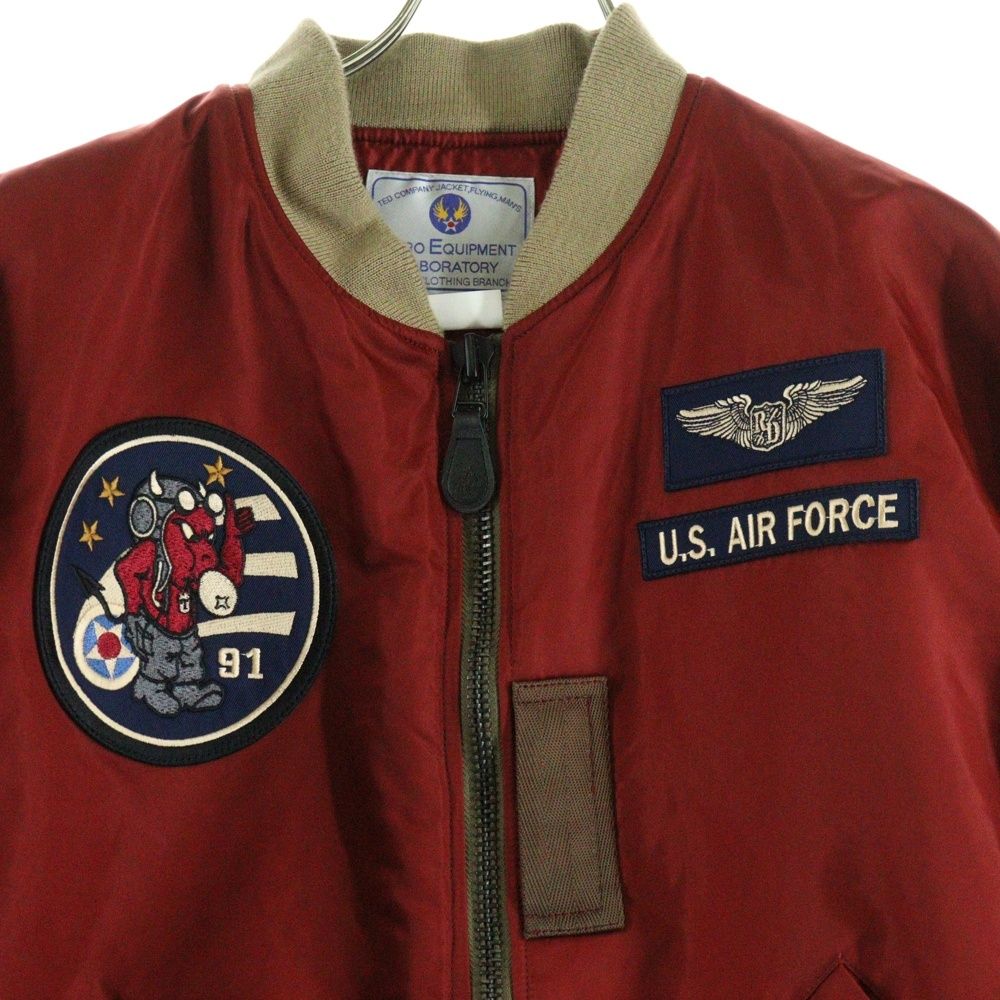 テッドマンTEDMAN爆撃航空部隊MA-1フライトジャケットA2528 テッドマンTEDMAN爆撃航空部隊MA-1フライトジャケットA2528 - メルカリ