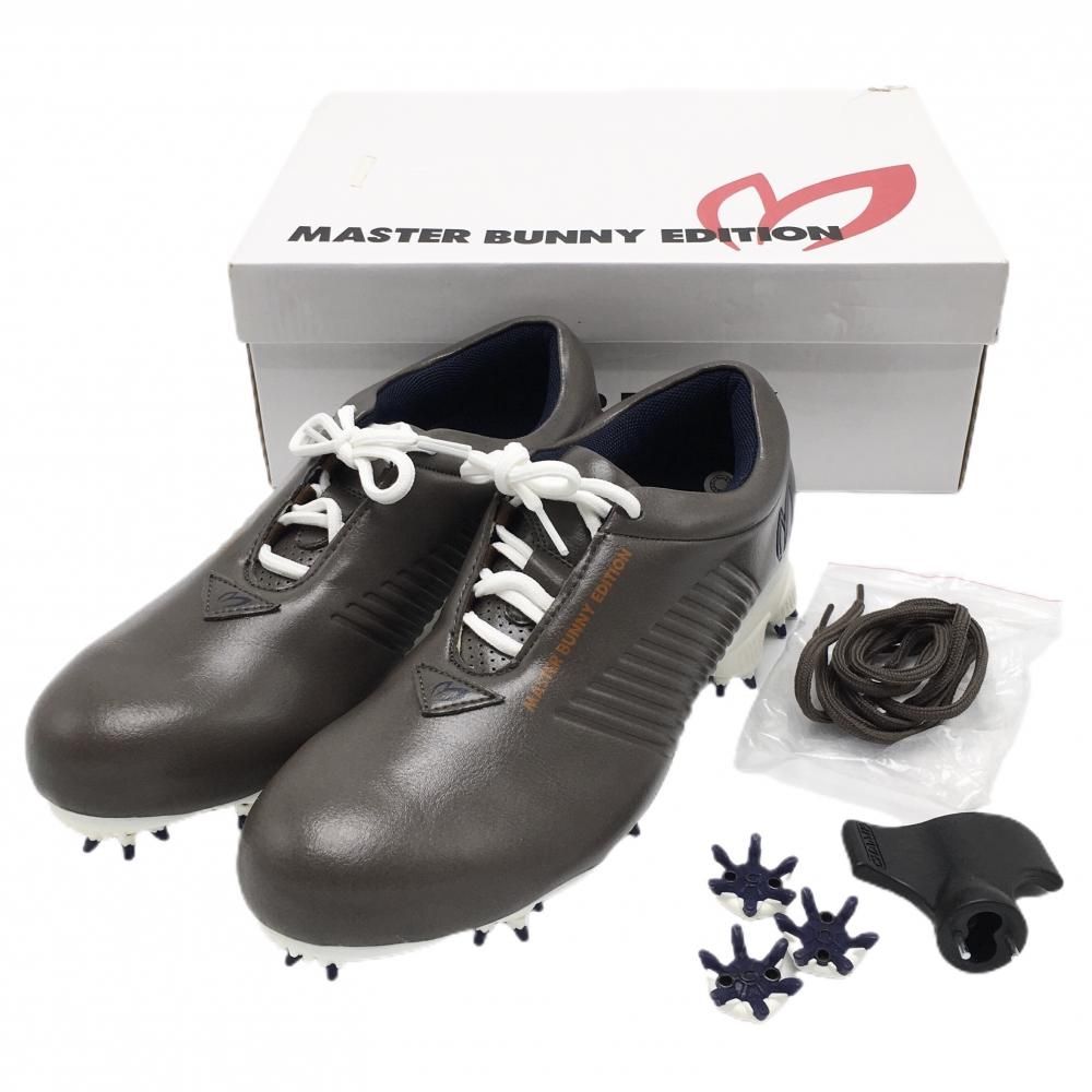 マスターバニー ゴルフシューズ ブラウン 158-992600 替紐付 レディース 23.0 ゴルフウェア MASTER BUNNY EDITION