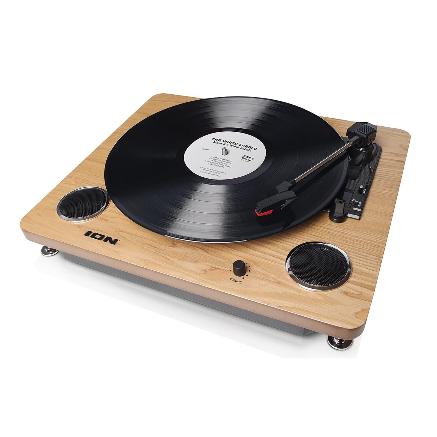 ION Audioレコードプレーヤー USB ヘッドホン端子 スピーカー内蔵 レコードの音をUSB接続でPCに録音 木目 アイオン Archive LP