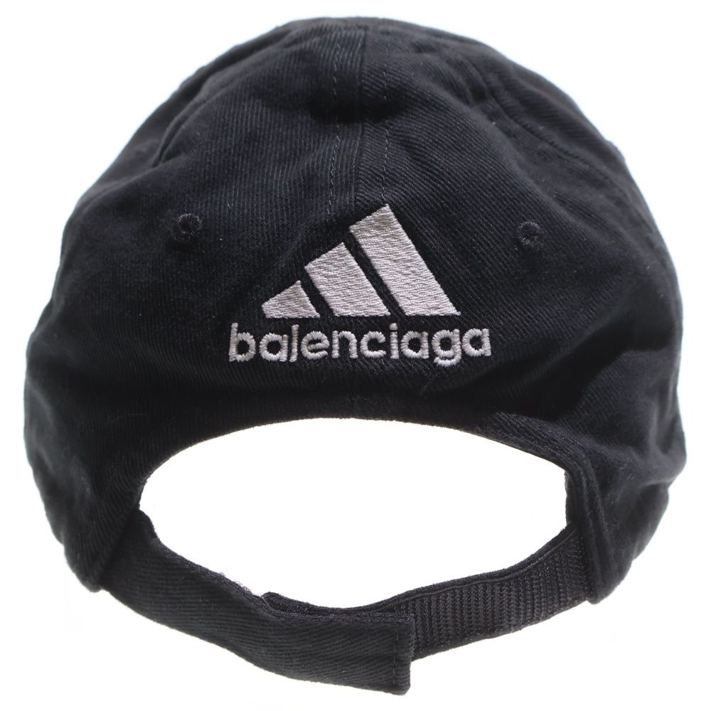 BALENCIAGA (バレンシアガ) ×ADIDAS ロゴストライプ ベースボール