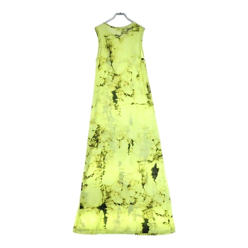 Christian Wijnants クリスチャンワイナンツ タイダイ レーヨン混 ノースリーブ ワンピース レディース イエロー