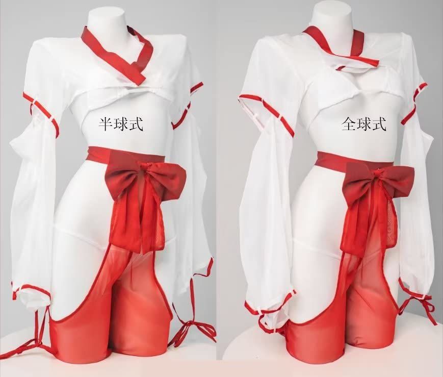ププバンバン屋 ラベンダー 祈り巫女 透明巫女 セクシー エロ cos ハロウィン クリスマス コスチューム 半球式 L-LL適用