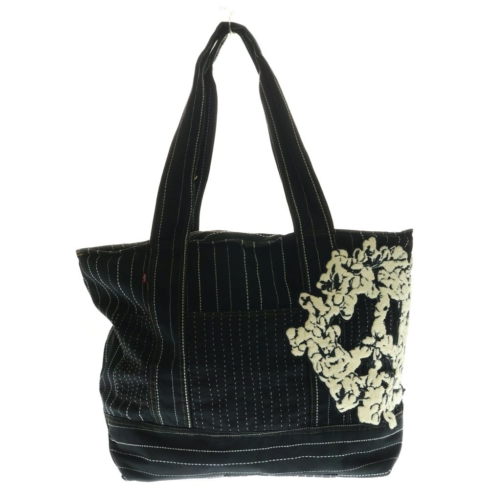 DENIM TEARS デニムティアーズ ×Levis Tote Shoulder Bag リーバイス 2WAY トート ショルダーバッグ ブラック