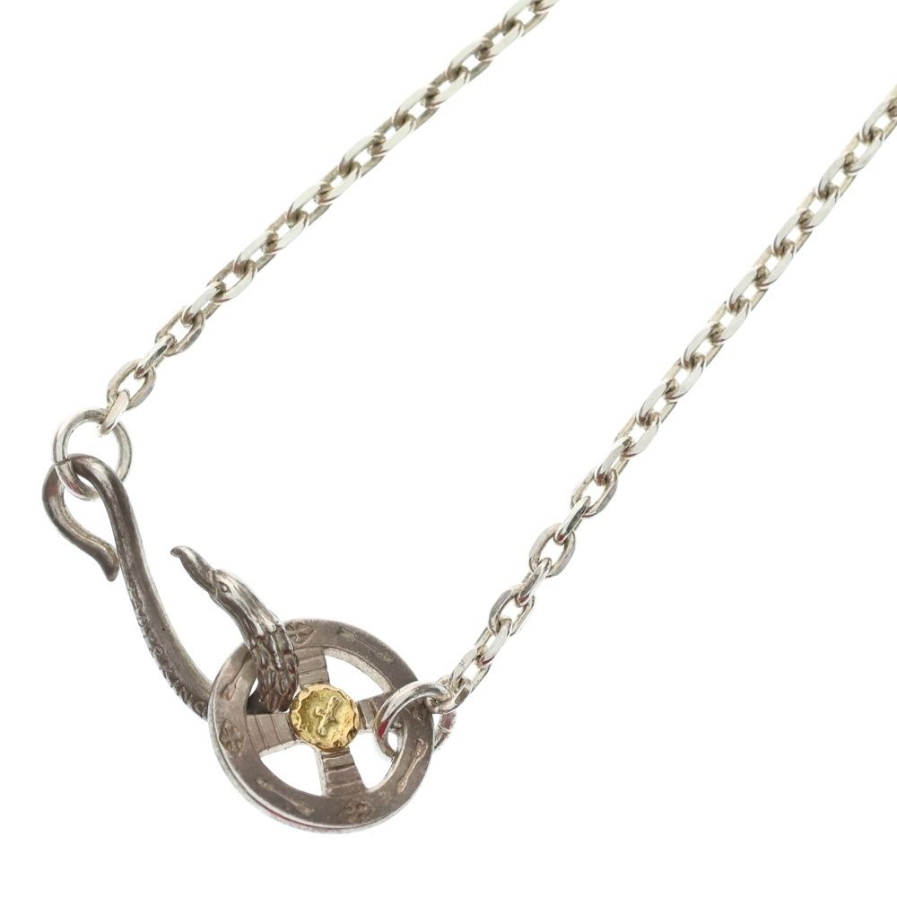 TADY - KING タディアンドキング イーグルフック-レギュラーホイール GPイーグル 細丸チェーン ネックレス シルバー ゴールド 60cm