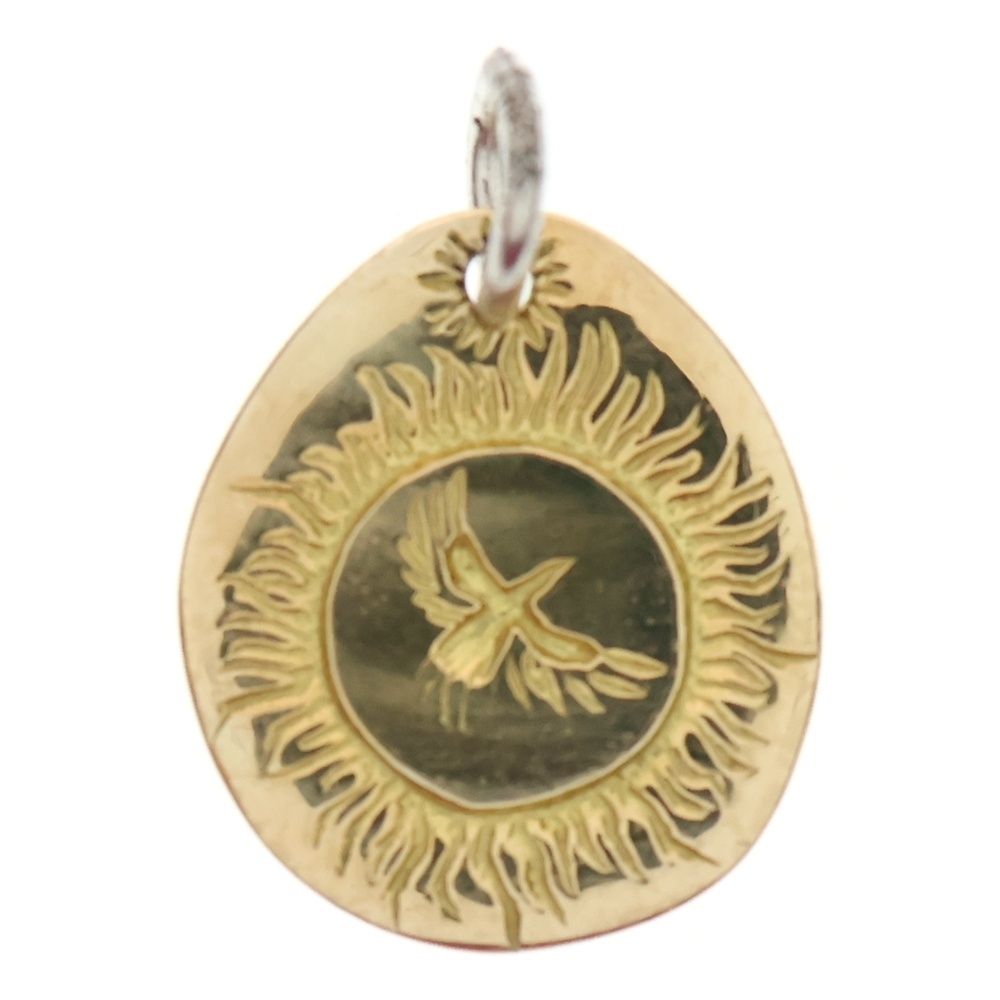 TADY - KING タディアンドキング K18 イーグル金メタルM ペンダント ネックレストップ ゴールド