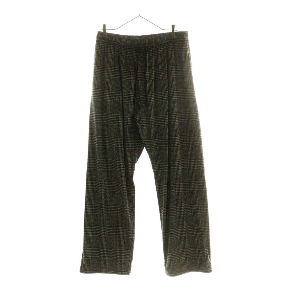 N.HOOLYWOOD エヌハリウッド 24AW チェック トラウザーズ ロングパンツ ブラック2242-CP26-014