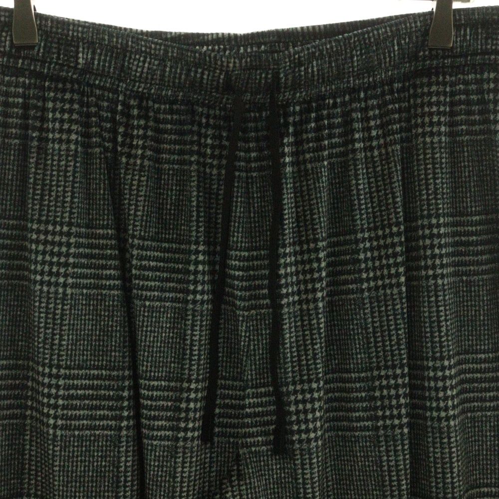 N エヌハリウッド 24 AW チェック トラウザーズ ロングパンツ ブラック2242 CP 26 014 ジーンズ チノパン 