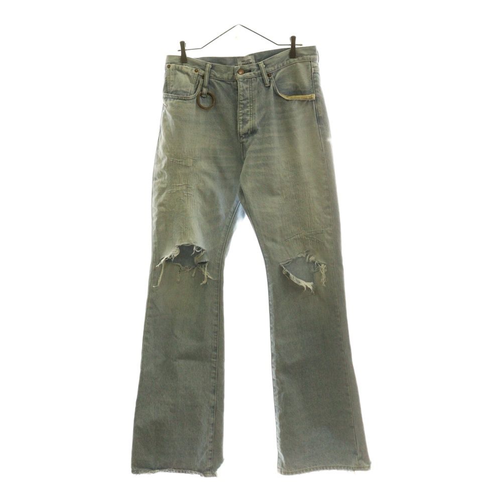 greatLand グレイトランド ×ASKYURSELF アスクユアセルフ ダメージ加工フ デニム インディゴ