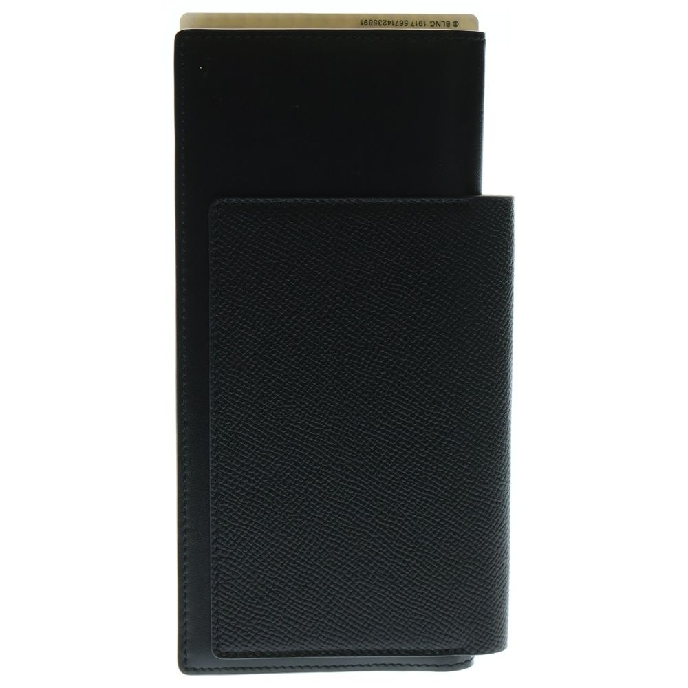 BALENCIAGA バレンシアガ PASS LO WA 2 TIC パスポート 二つ折り財布 長財布 カードケース ロングウォレット レザー ブラック 787774