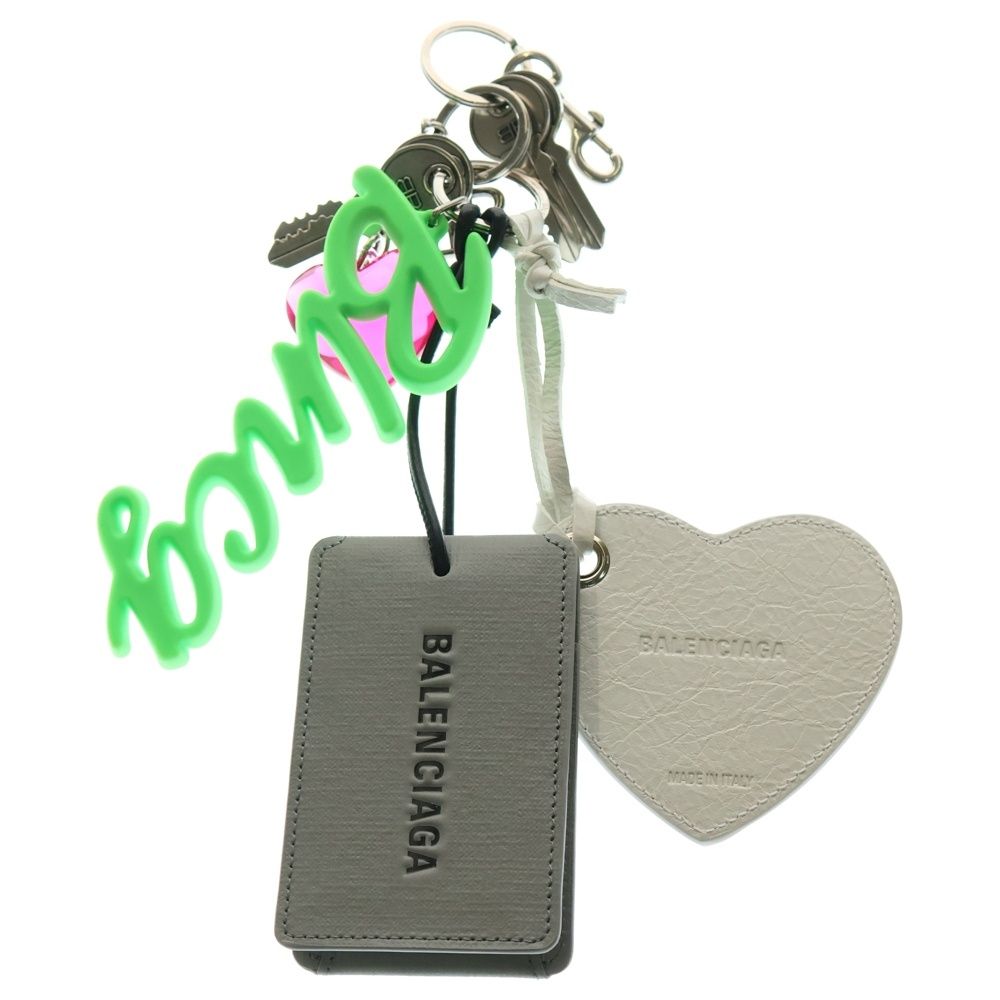BALENCIAGA バレンシアガ Aki チャーム キーホルダー キーリング マルチ 793474