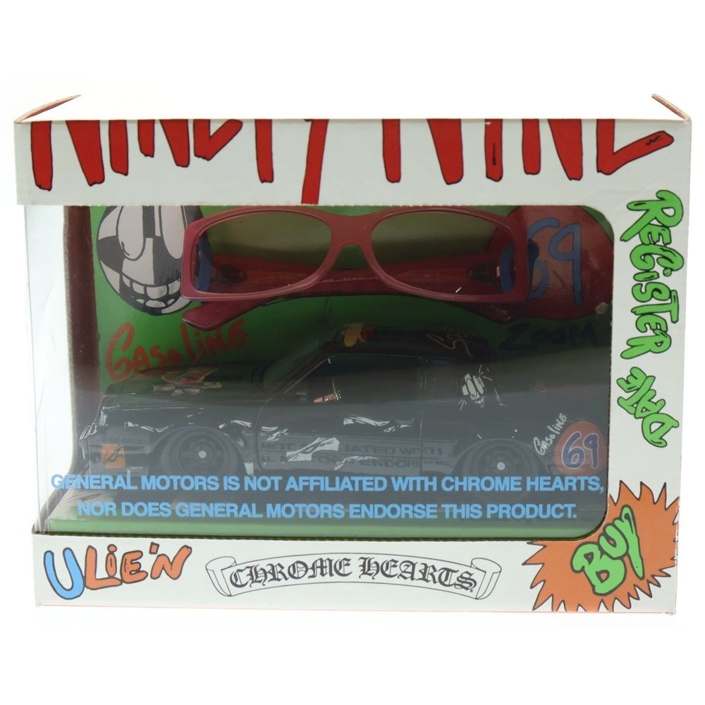 CHROME HEARTS クロムハーツ PPO SEXRCD RACE CAR - GLASSES 99 EYES ULIEN マッティボーイ セックスレコード トイレースカーフィギュア レンズサングラス アイウェア セット