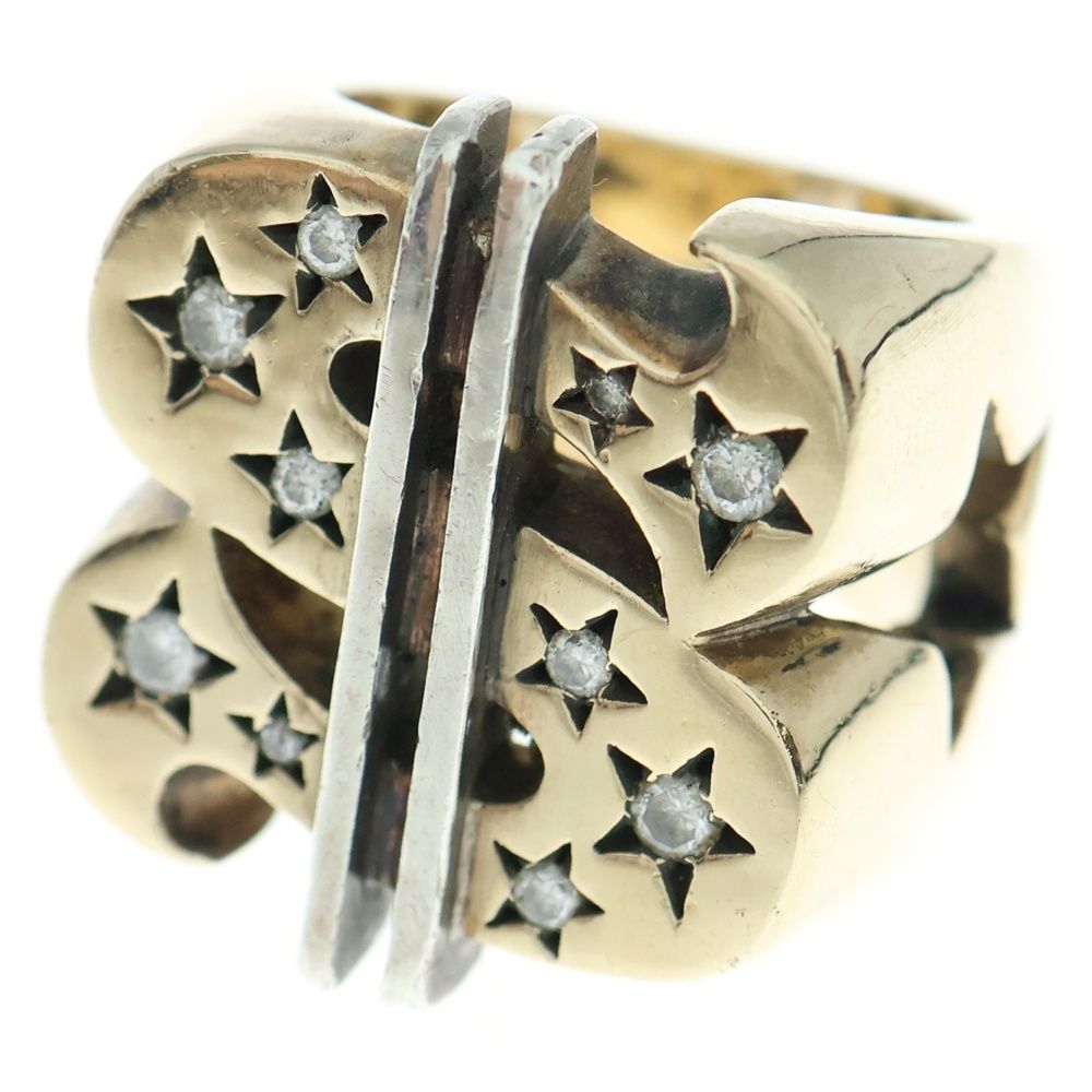 TENDERLOIN テンダーロイン 8K T- RING ダイヤモンド ダラーリング 指輪 ゴールド シルバー